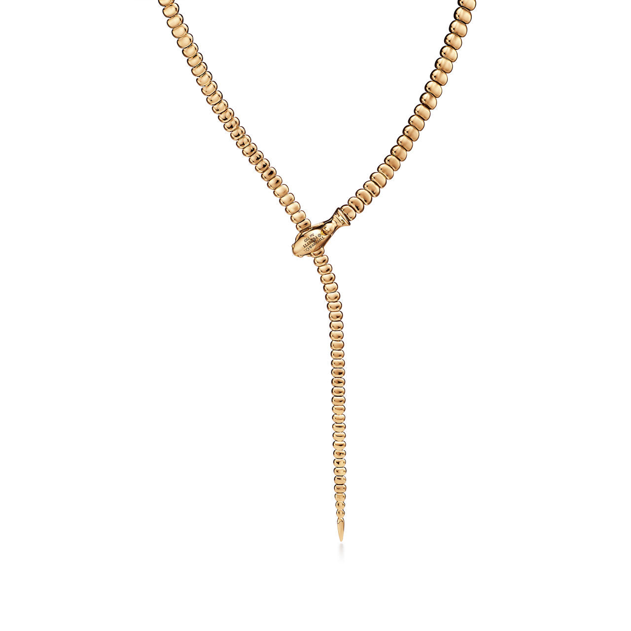 Collier Serpent en or jaune 18 carats