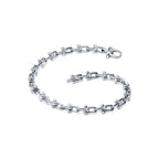 Bracelet à micro-maillons en argent 925 millièmes