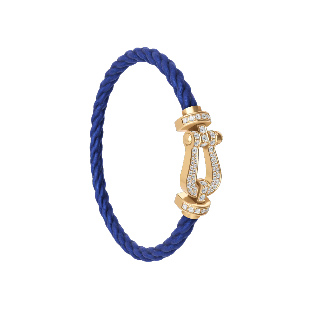 Bracelet Force 10, grand modèle, pavé