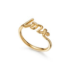 Paloma’s Graffiti Bague Love en or jaune 18 carats. Mini.