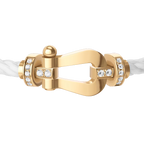Bracelet Force 10, grand modèle, semi-pavé