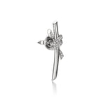 Boucles d’oreilles en or blanc 18 carats et diamants