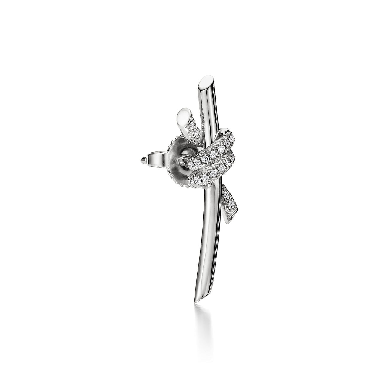 Boucles d’oreilles en or blanc 18 carats et diamants