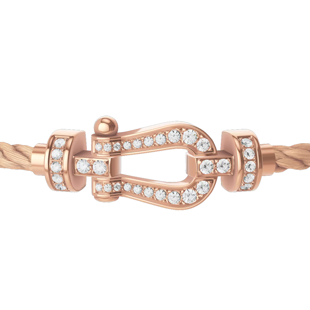 Bracelet Force 10, moyen modèle, pavé