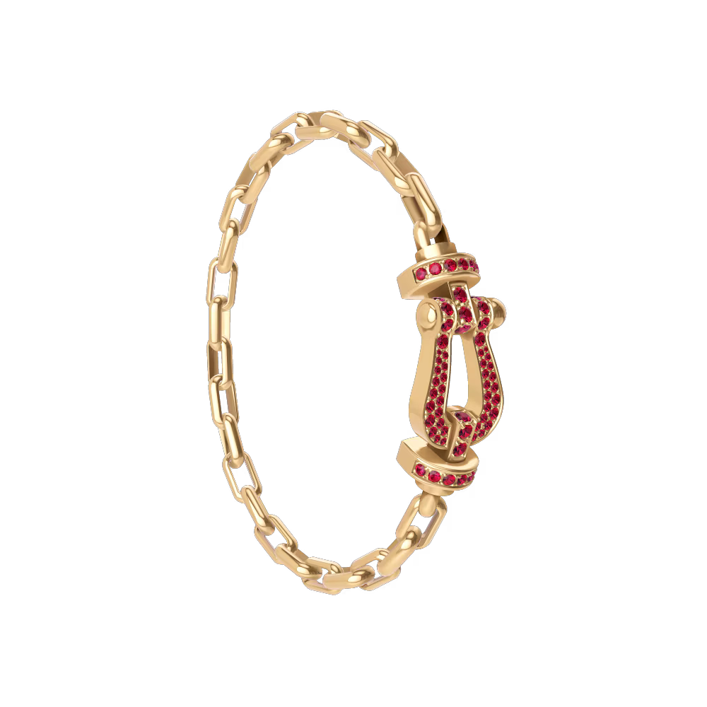 Bracelet Force 10, grand modèle, pavé