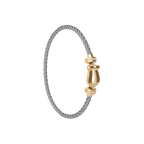 Bracelet Force 10, moyen modèle, semi-pavé