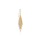 Boucles d'oreilles Frange, Collection Maille