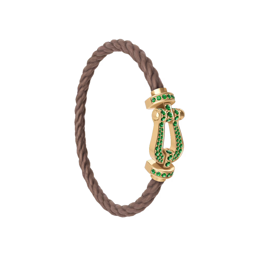 Bracelet Force 10, grand modèle, pavé