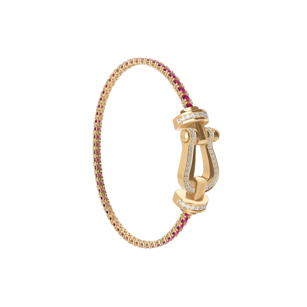 Bracelet Force 10, grand modèle, pavé
