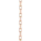 Bracelet maillons or rose 750/1000e