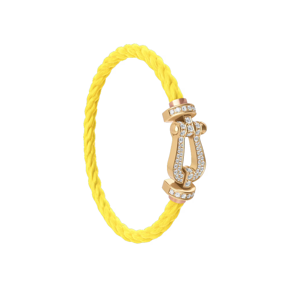 Bracelet Force 10, grand modèle, pavé