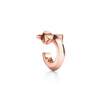 Boucles d’oreilles créoles T1 en or rose