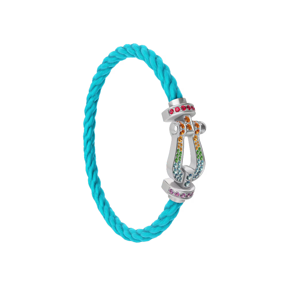 Bracelet Force 10, grand modèle, pavé