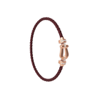Bracelet Force 10, moyen modèle, semi-pavé