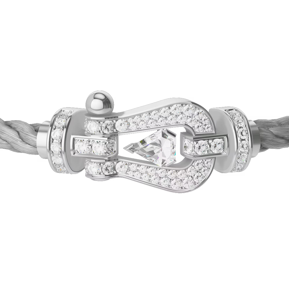 Bracelet Force 10, grand modèle, pavé, Hero Cut