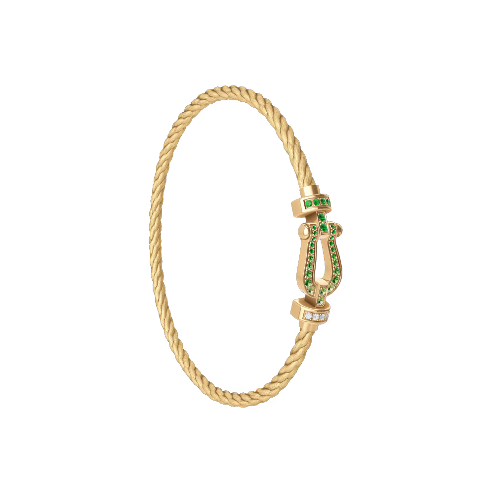 Bracelet Force 10, moyen modèle, pavé