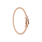 Bracelet Force 10, moyen modèle, semi-pavé