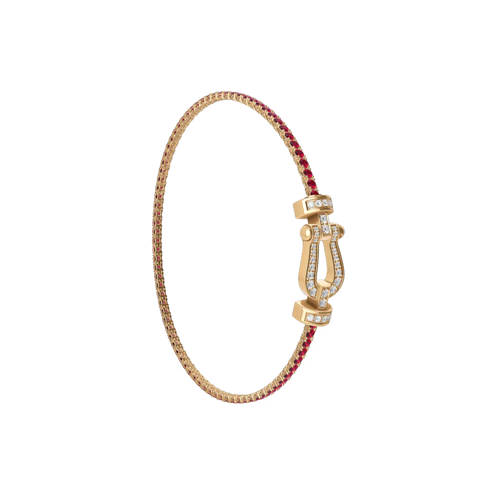 Bracelet Force 10, moyen modèle, pavé