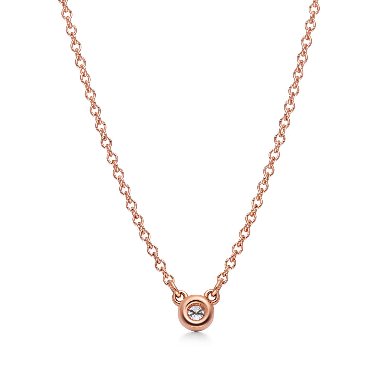 Diamonds by the Yard® Parure pendentif et boucles d'oreilles en or rose 18 carats
