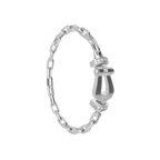 Bracelet Force 10, grand modèle, semi-pavé