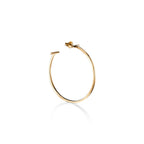 Boucles d’oreilles créoles en or jaune 18 carats