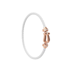 Bracelet Force 10, moyen modèle, semi-pavé