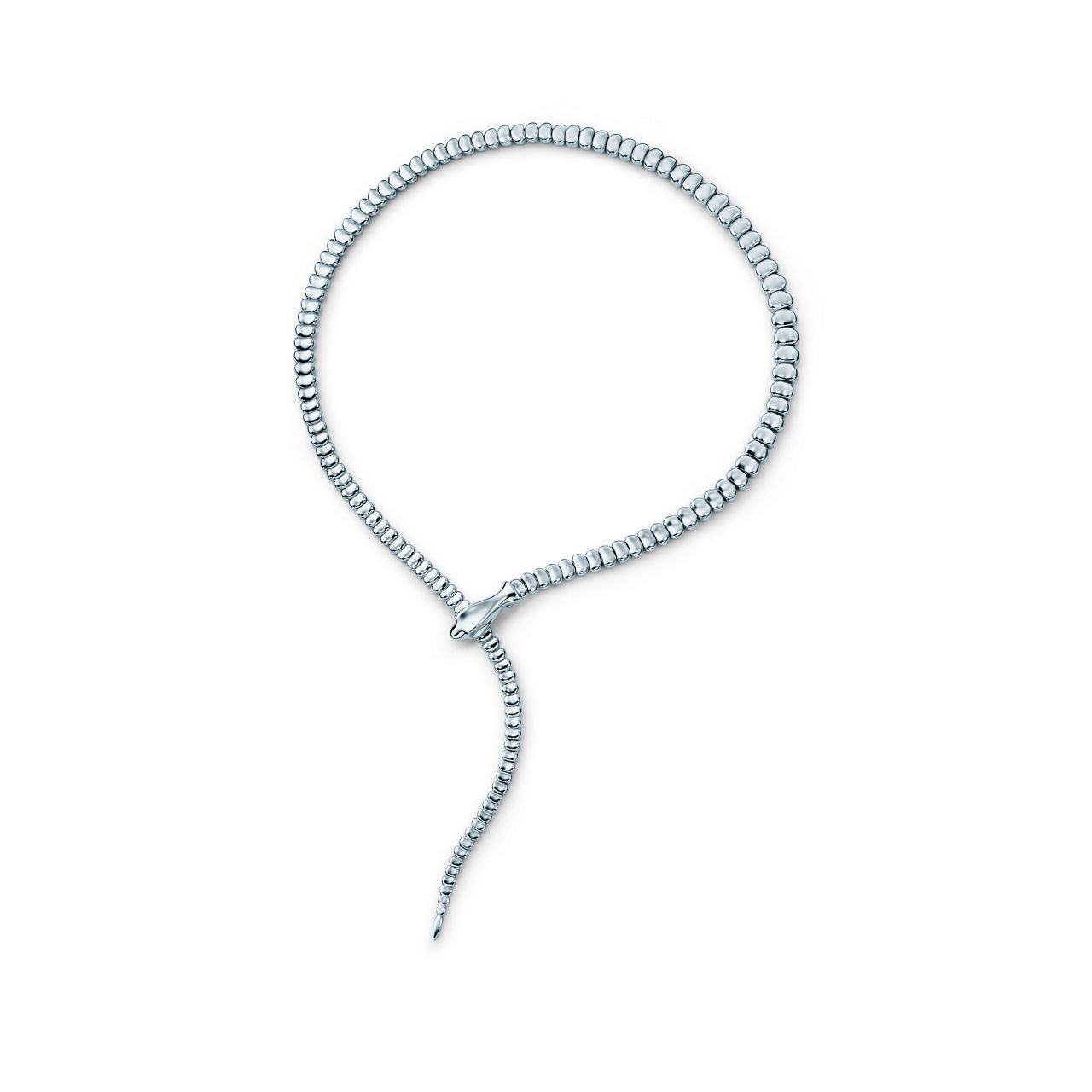 Collier Serpent en argent 925 millièmes