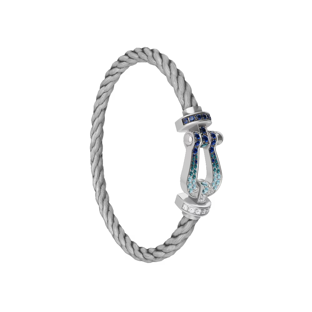 Bracelet Force 10, grand modèle, pavé