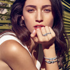 Bracelet Chance Infinie, grand modèle, pavé