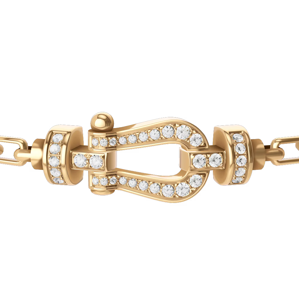 Bracelet Force 10, moyen modèle, pavé