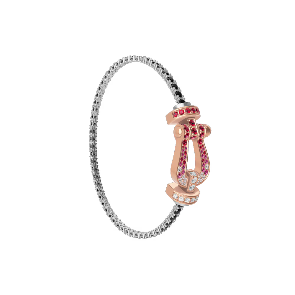 Bracelet Force 10, grand modèle, pavé