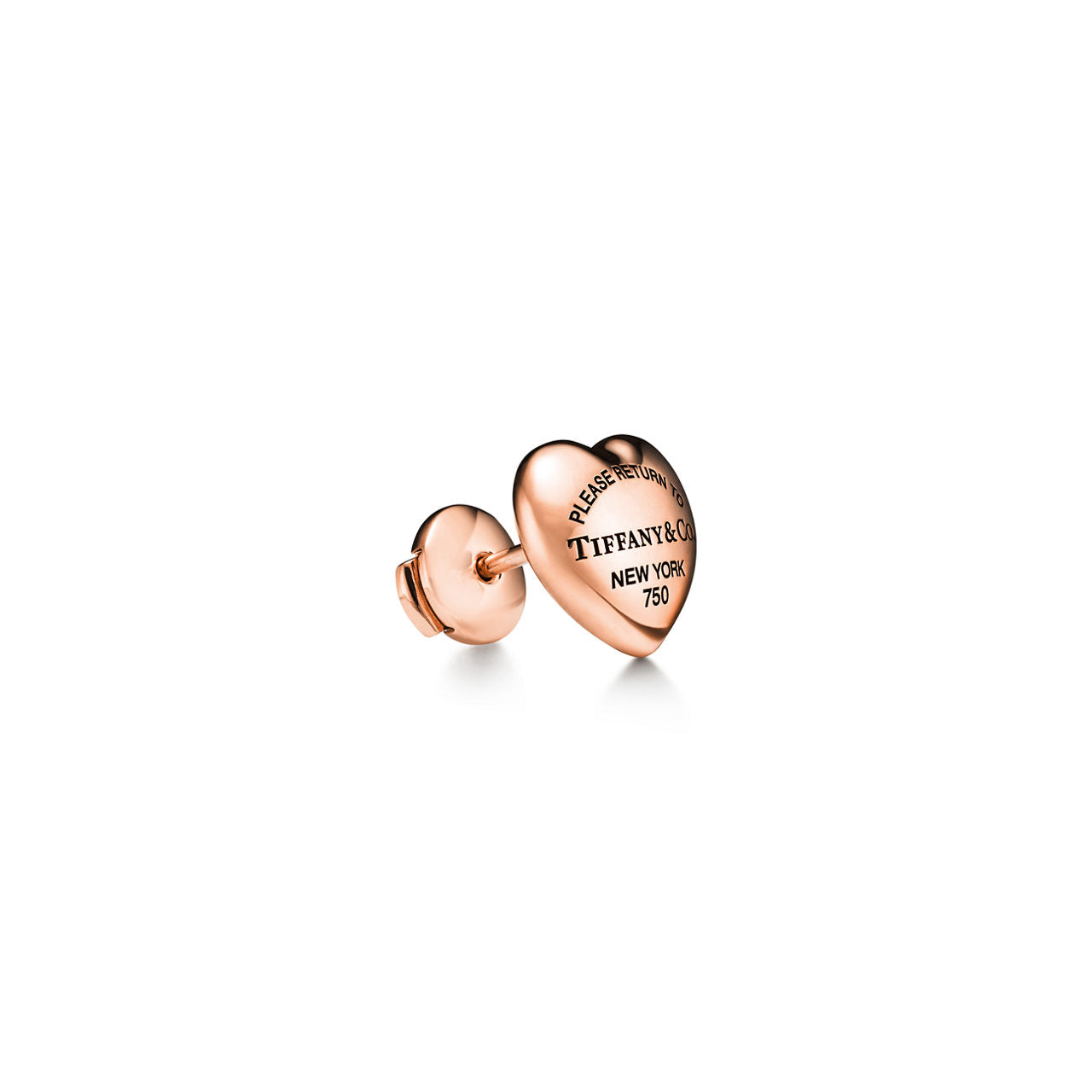 Boucles d’oreilles Full Heart en or rose