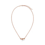Pendentif à maillons doubles taille Small en or rose 18 carats