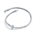 Collier en diamants T1 en or blanc 18 carats