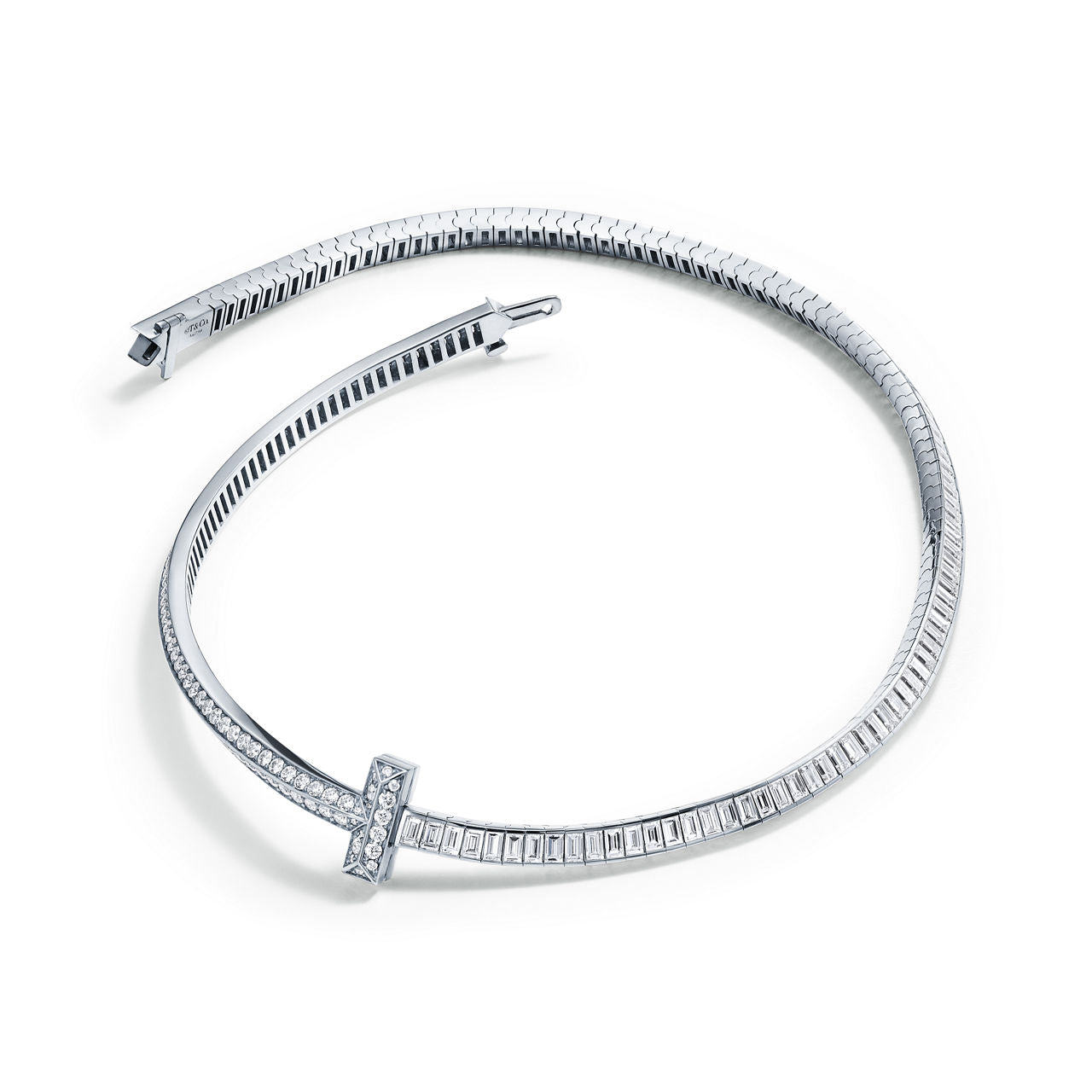 Collier en diamants T1 en or blanc 18 carats