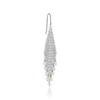 Boucles d'oreilles Frange, Collection Maille