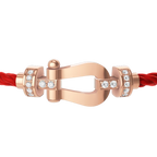 Bracelet Force 10, moyen modèle, semi-pavé