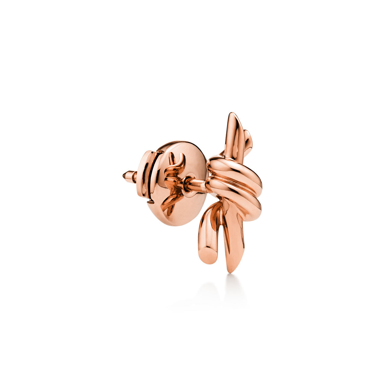 Boucles d’oreilles en or rose 18 carats. Small.