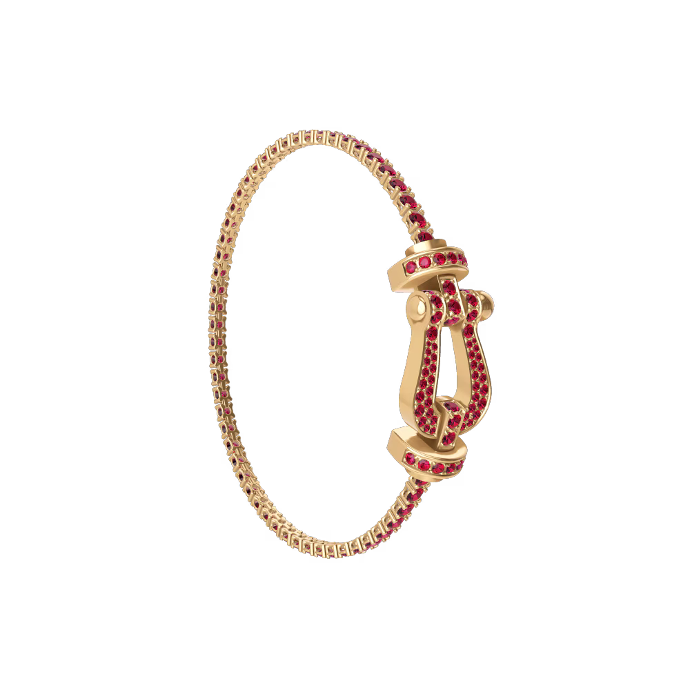 Bracelet Force 10, grand modèle, pavé