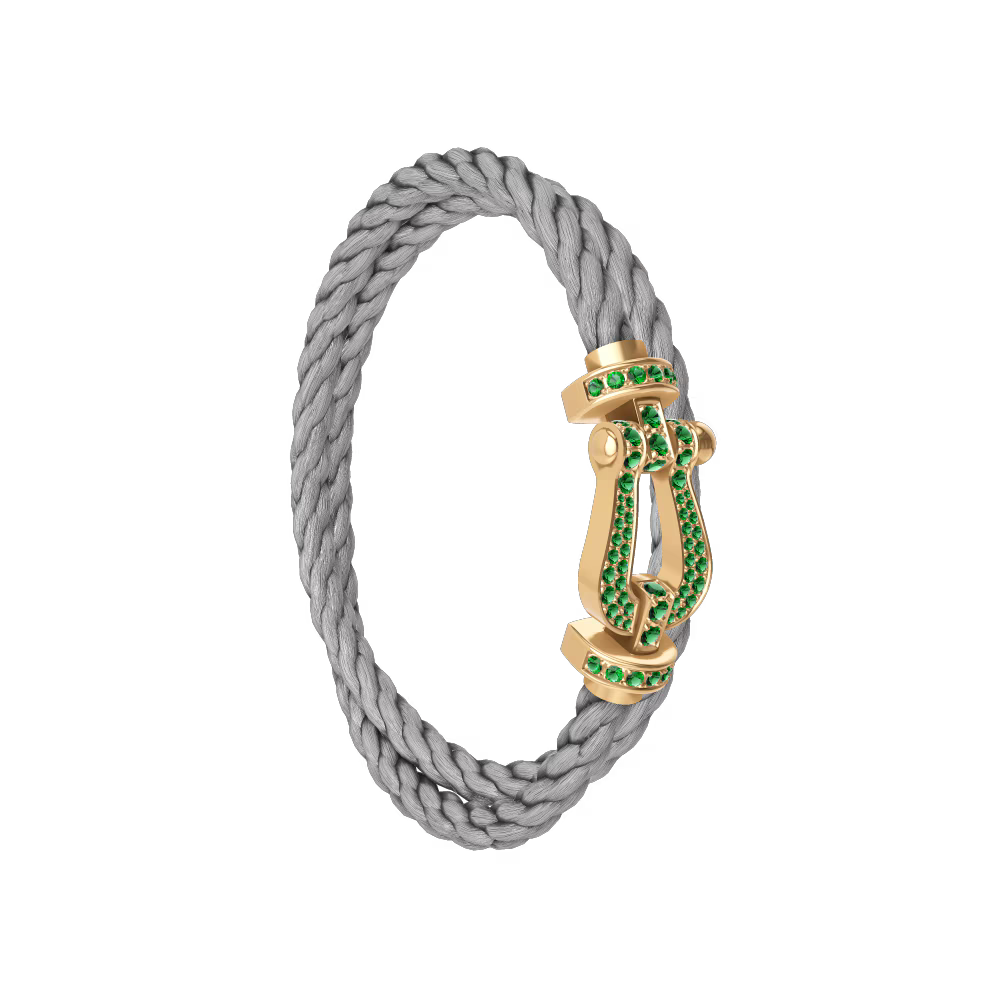 Bracelet Force 10, grand modèle, pavé