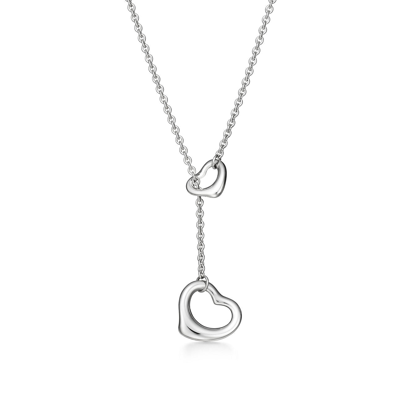 Collier Lasso Open Heart en argent 925 millièmes. 16 mm.