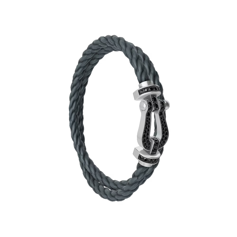 Bracelet Force 10, grand modèle, pavé