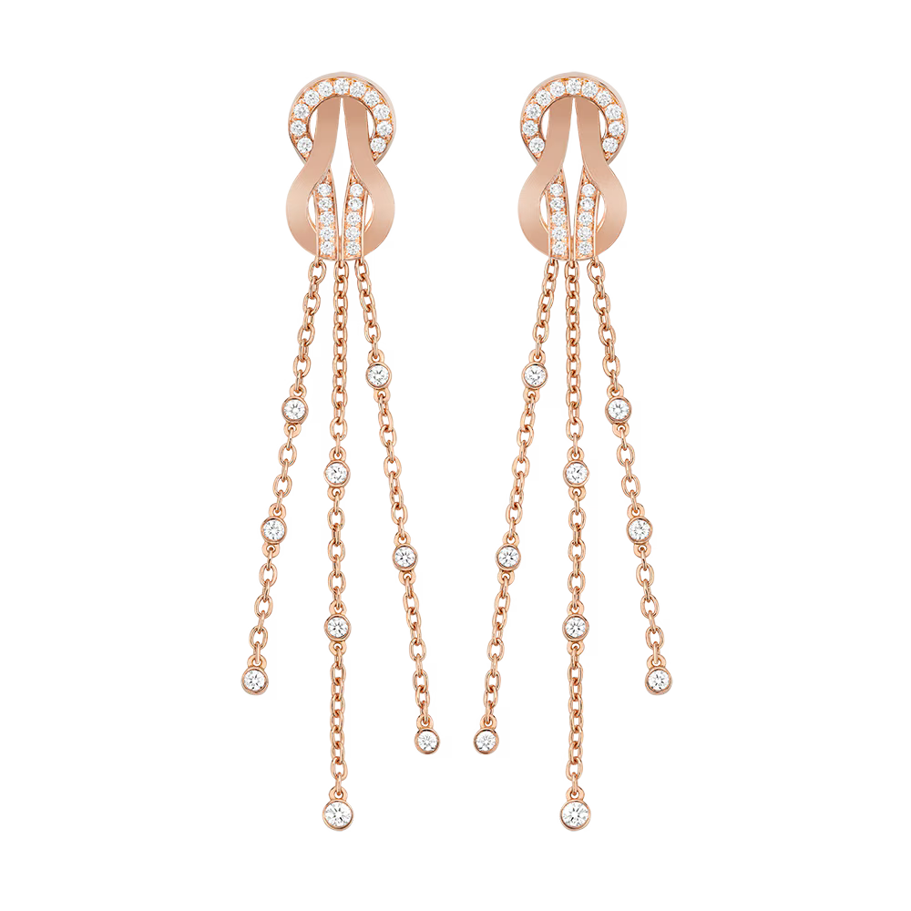 Puces d'oreilles Chance Infinie, semi-pavées