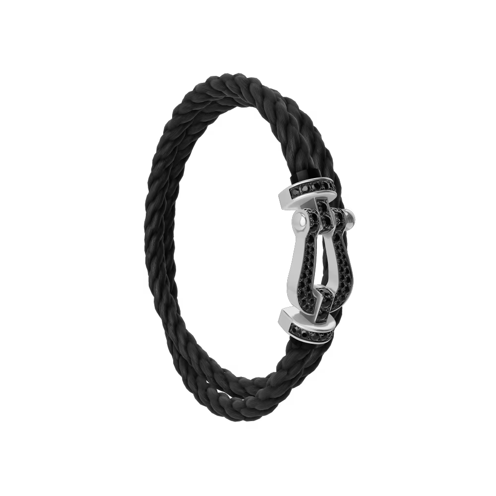 Bracelet Force 10, grand modèle, pavé