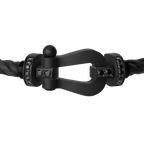 Bracelet Force 10, grand modèle, semi-pavé
