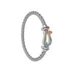 Bracelet Force 10, grand modèle, pavé