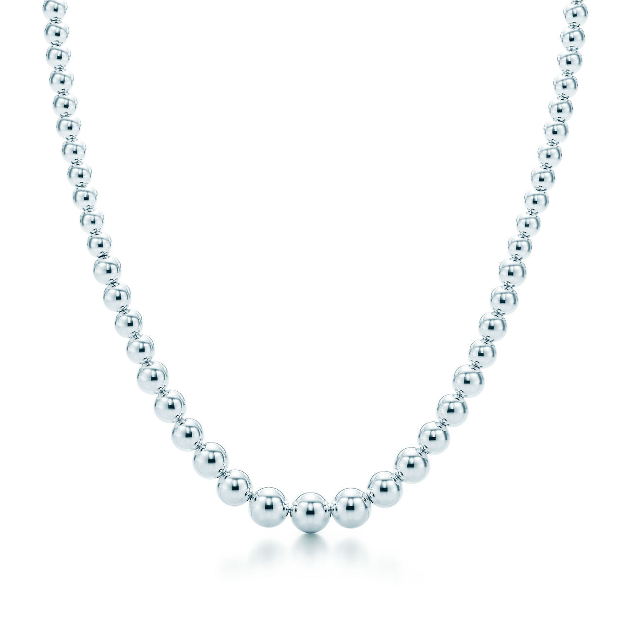 Collier gradué Ball en argent 925 millièmes