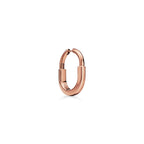 Boucles d’oreilles en or rose 18 carats. Medium