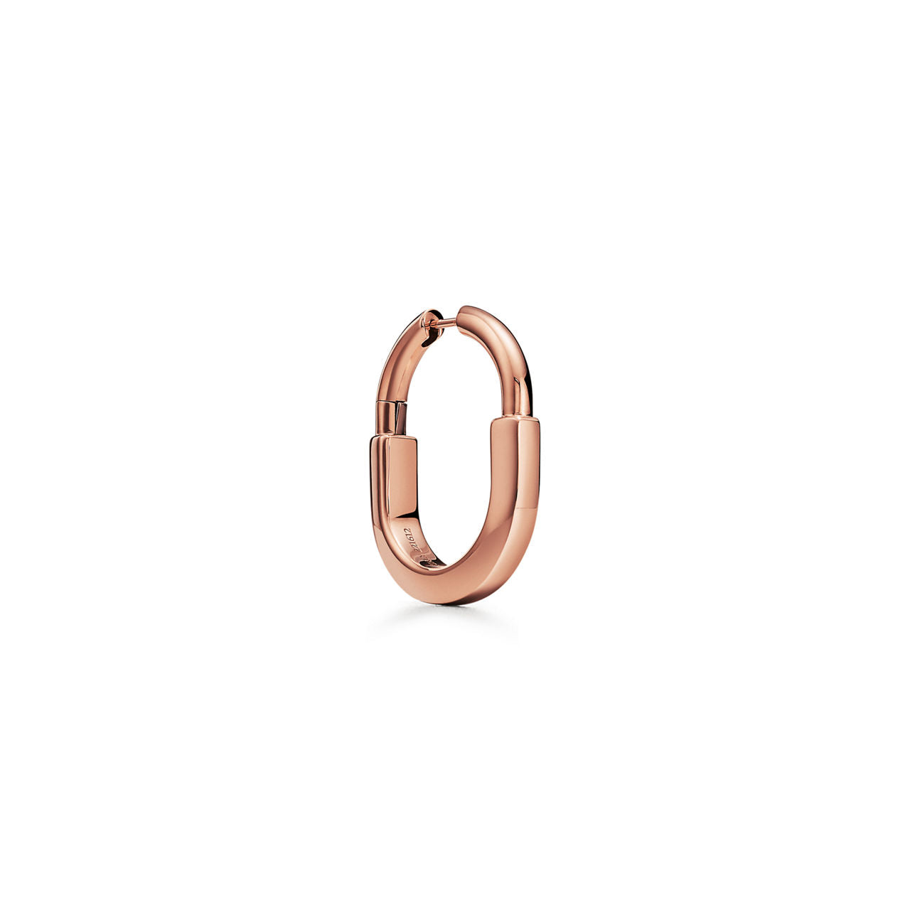 Boucles d’oreilles en or rose 18 carats. Medium