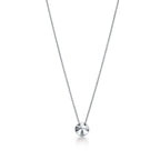 Pendentif à facettes 2 carats en argent 925 millièmes